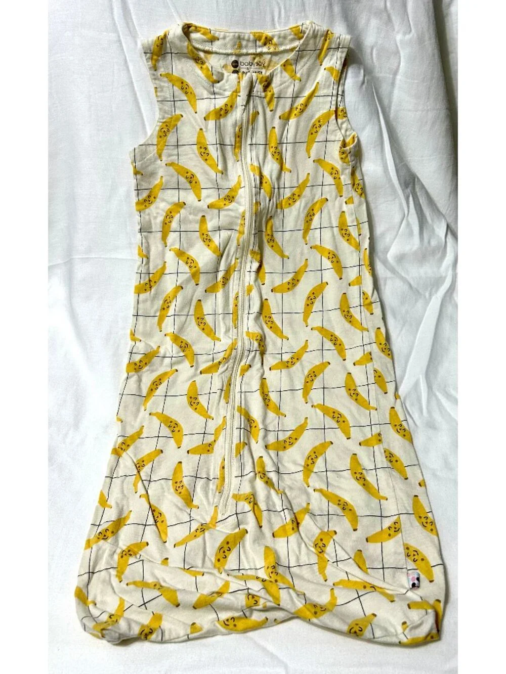 18 month Baby Soy Banana Sleeper Sleep Sack Full-Zip Sleeveless